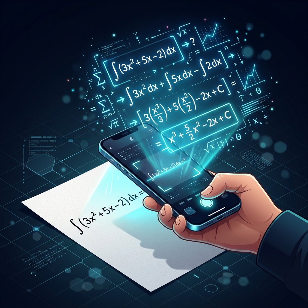 AI solving math equations step by step